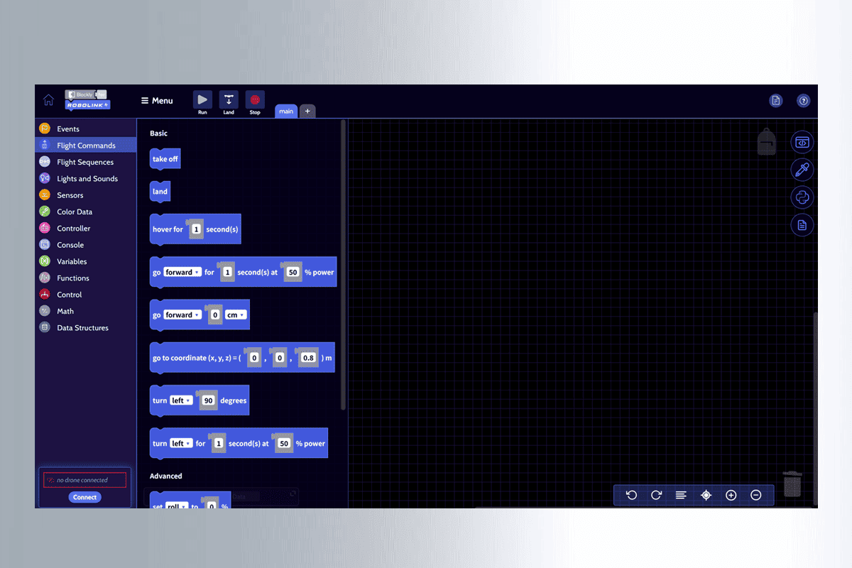 Blocklyによるビジュアルプログラミング