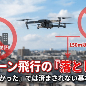 ドローンって、実はどこでも飛ばせるわけじゃない話。おもちゃとしてトイドローンを買った人も大事な話。