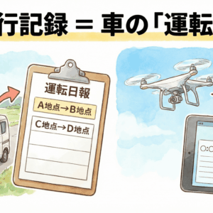 【無料】「飛行記録」作成アプリ①｜無人航空機(ドローン)の運転日報メモアプリ